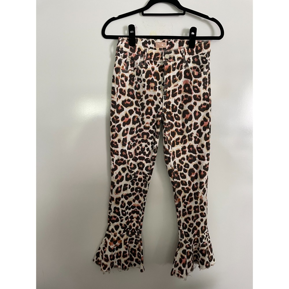 Mother The Cha Cha Fray Touch of The Tiger Jeans Size Woman 26